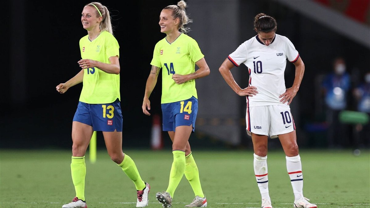 Sweden hands USWNT shocking 3-0 loss in first group match