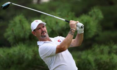 Hear from Rory Sabbatini after completing rainy Round 2