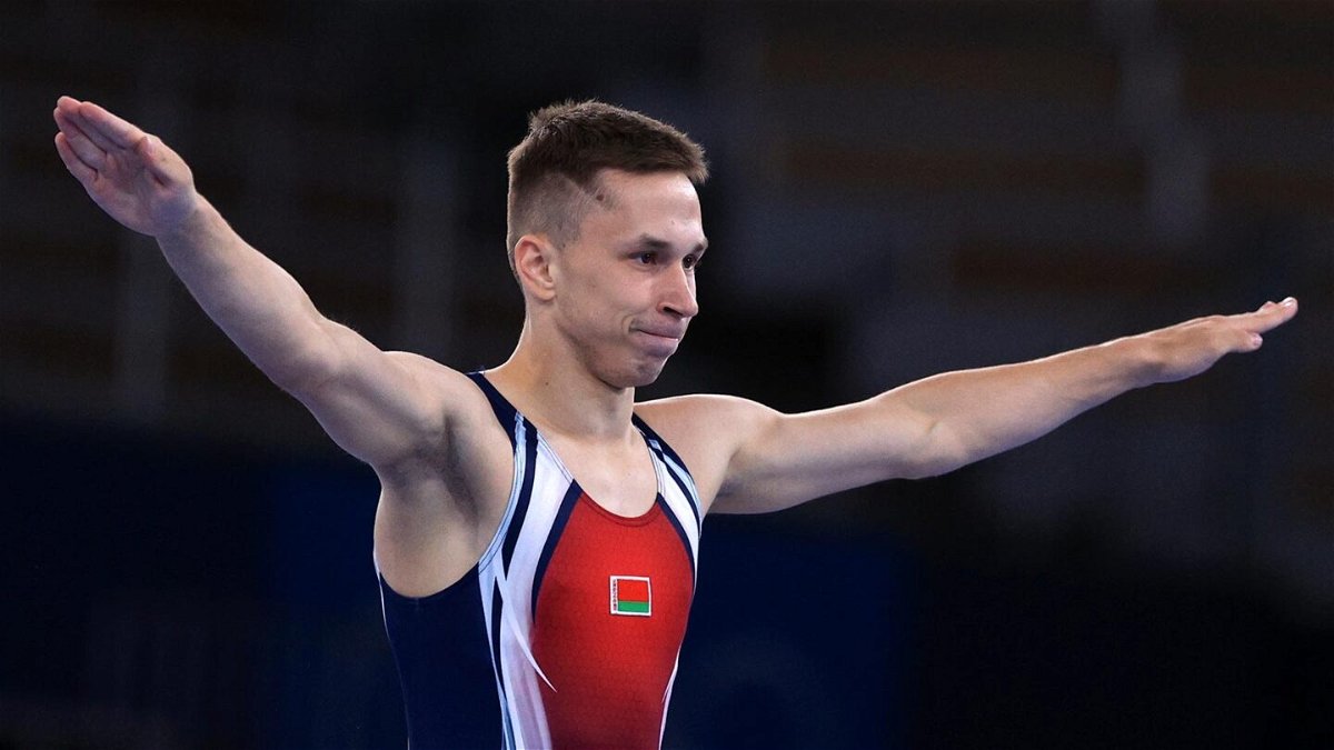 Litvinovich's sensational routine earns him trampoline gold