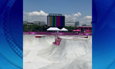 Tony Hawk takes skateboard run at Tokyo Olympics venue
