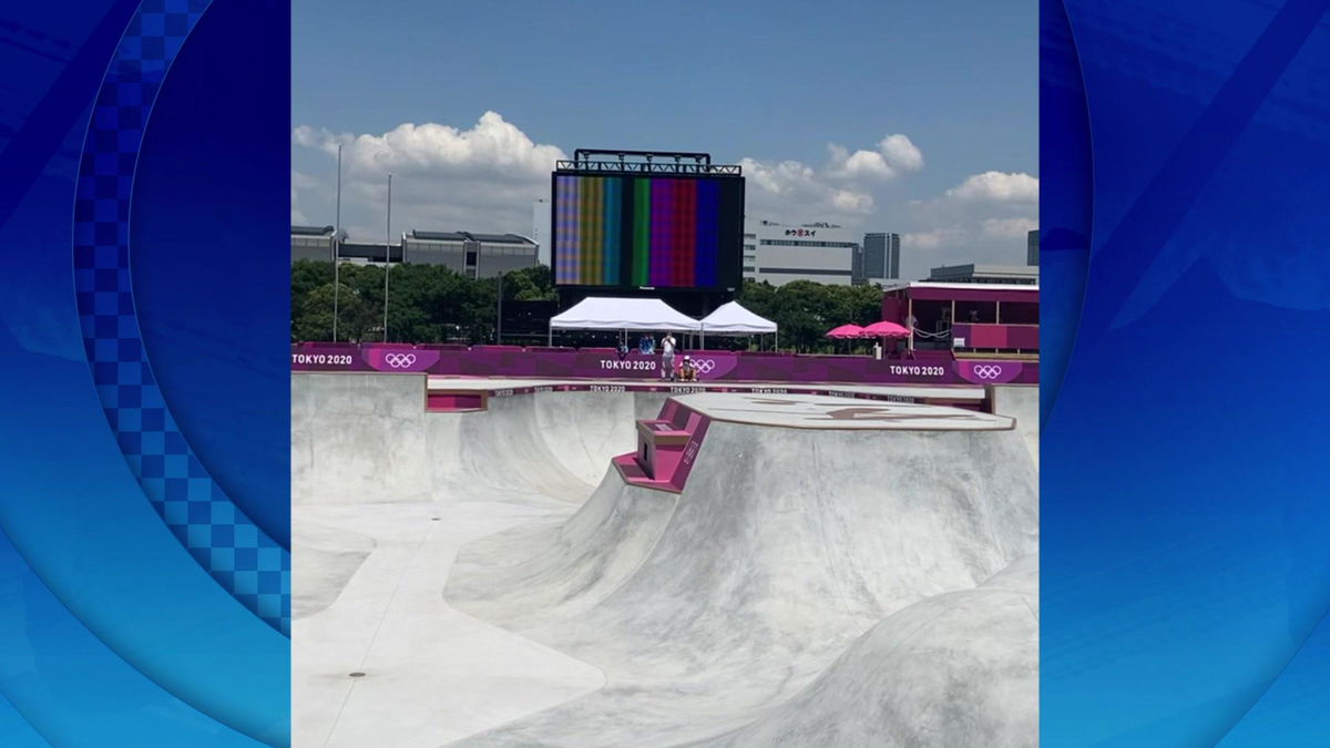 Tony Hawk takes skateboard run at Tokyo Olympics venue KTVZ