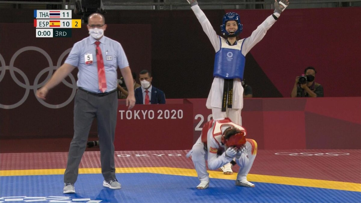 Thailand's Panipak Wongpattanakit wins taekwondo gold