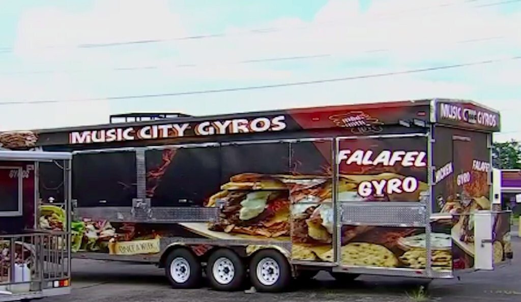 <i>WSMV</i><br/>Beshoi Botros co-owns Music City Gyros in Nashville. Two of the company's food truck trailers were stolen from the parking lot.