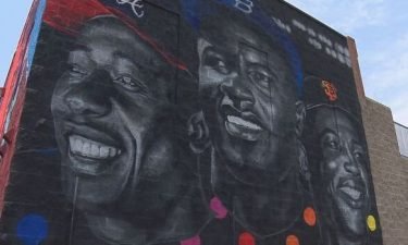A stunning mural celebrating the Black trailblazers of America's pastime was unveiled in Denver's Five Points neighborhood Tuesday.