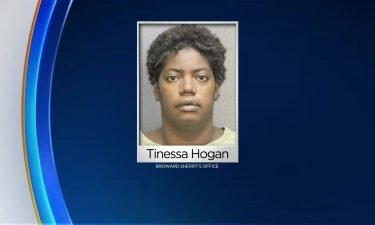 Tinessa Hogan has been charged in the deaths of her two daughters whose bodies were found floating in a canal last month.