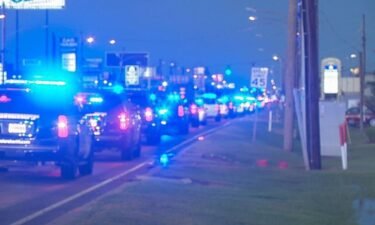 Fallen Officer William 'Billy' Collins honored with Sea of Blue procession.