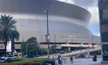The Mercedes Benz Superdome signage has been removed from the Superdome.
