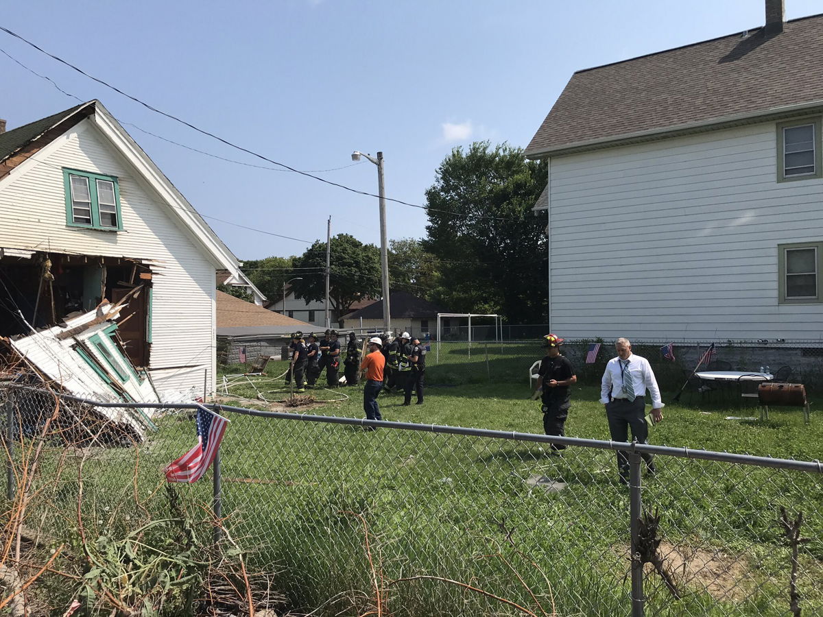 <i>WDJT</i><br/>An investigation is underway after an explosion inside a home near 18th and Keefe started a fire Wednesday
