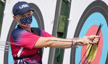 Mackenzie Brown competes in Tokyo