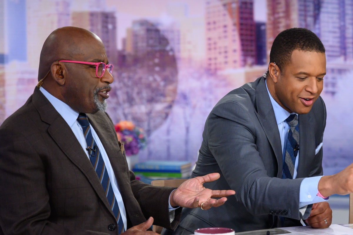 Al Roker and Craig Melvin on the TODAY set