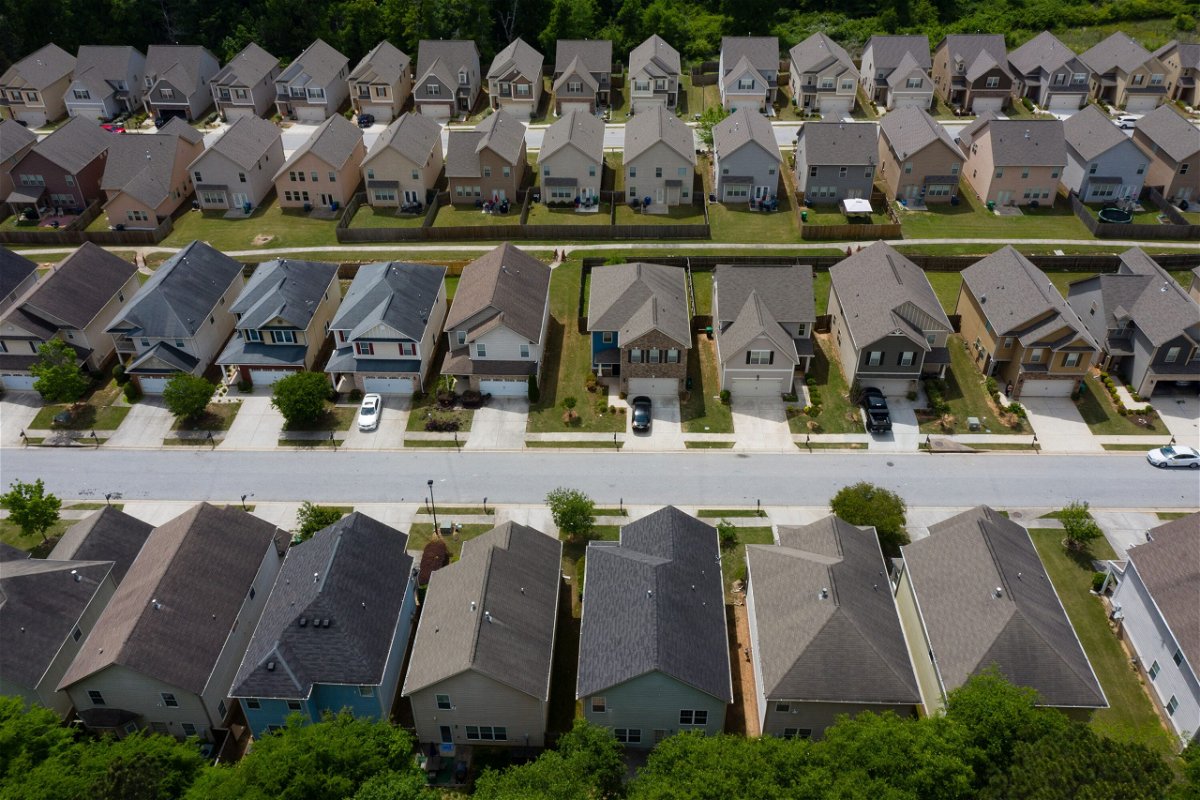 <i>Elijah Nouvelage/Bloomberg/Getty Images</i><br/>Residential homes in Lithonia