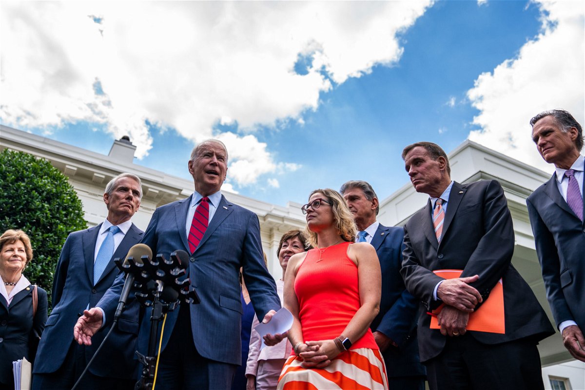 <i>Demetrius Freeman/The Washington Post/ Getty Images</i><br/>Senate Republicans are expected to block a vote July 21 on advancing a massive bipartisan infrastructure bill since they have not yet struck a deal with Democrats to draft the legislation.