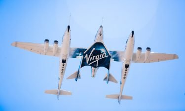 Virgin Spaceship Unity and Virgin Mothership Eve take to the skies on it's first captive carry flight on 8th September 2016. Richard Branson will boldly go where no space baron has gone before when he steps onto the supersonic space plane from his rocket venture