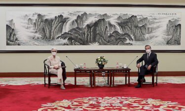 Deputy Secretary of State Wendy Sherman meets with Chinese Foreign Minister Wang Yi in Tianjin