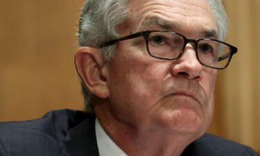 Federal Reserve Board Chairman Jerome Powell testifies before the Senate Banking