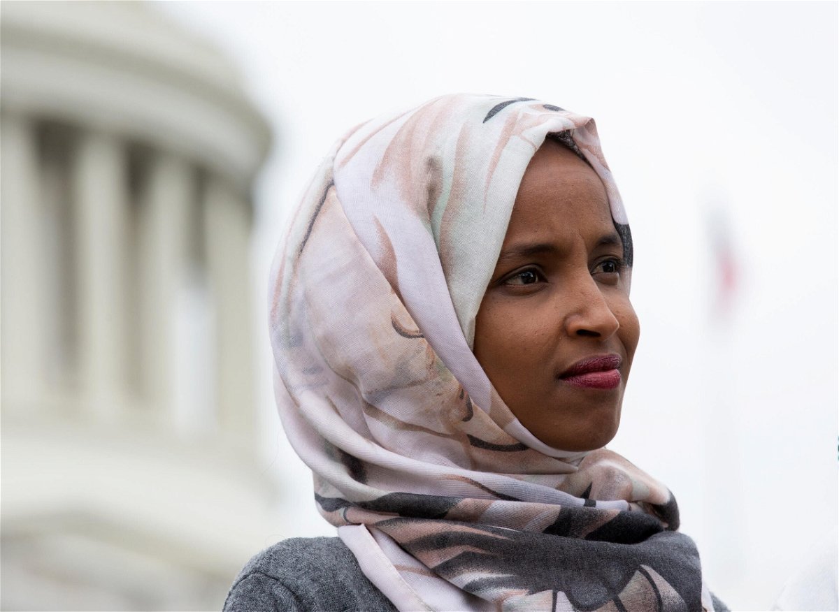 <i>Stefani Reynolds/Getty Images</i><br/>Democratic Rep. Ilhan Omar is leading a group of Democratic lawmakers in calling on Secretary of State Antony Blinken to create a special envoy to combat Islamophobia