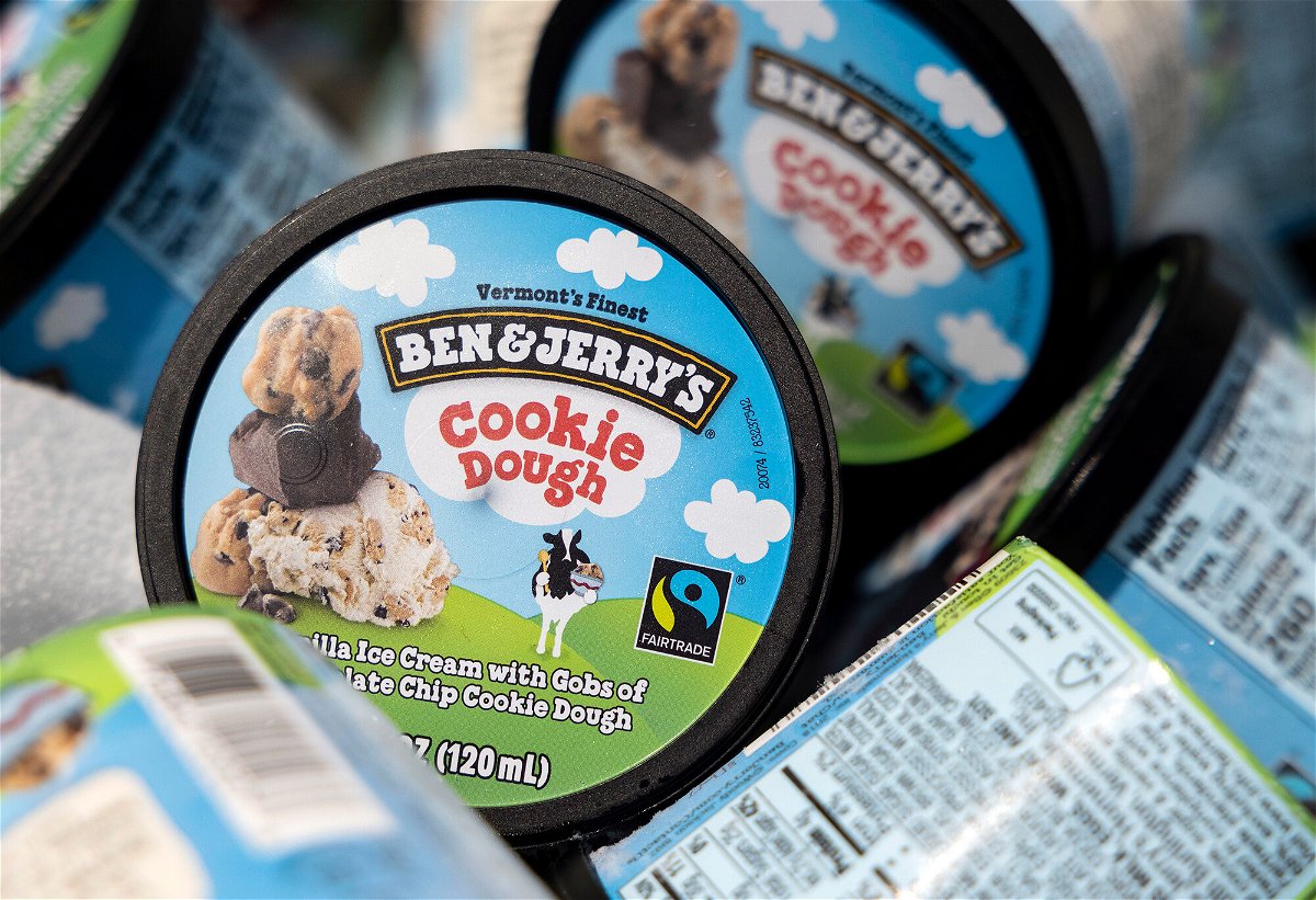 <i>Kevin Dietsch/Getty Images</i><br/>Ben and Jerry's ice cream is stored in a cooler on May 20 in Washington