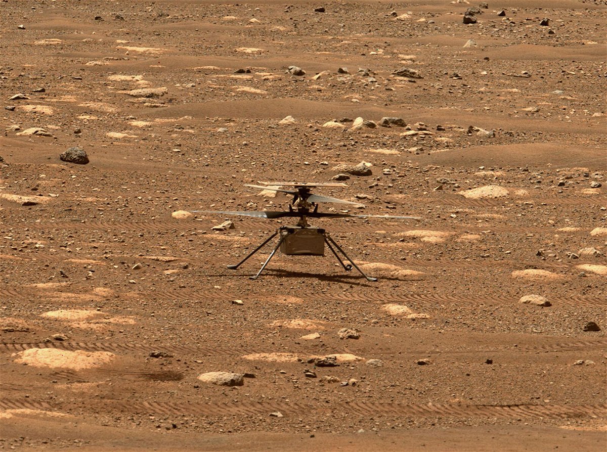<i>JPL-Caltech/NASA</i><br/>NASA's Ingenuity helicopter unlocked its blades