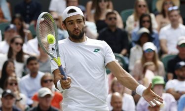 Matteo Berrettini's serve was unstoppable at times in the Wimbledon semifinal.