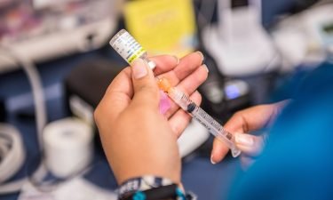 The CDC's Advisory Committee on Immunization Practices recommends says HPV vaccination can start at age 9 and is recommended for everyone through age 26.