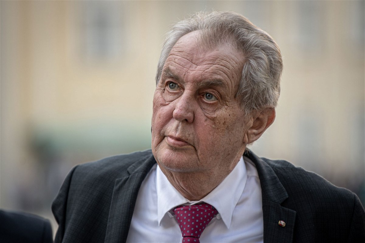 <i>Lukas Kabon/Anadolu Agency/ Getty Images</i><br/>Czech President Milos Zeman also said that he does not understand transgender people at all.