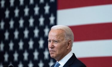U.S. President Joe Biden speaks about voting rights on July 13 in Philadelphia. Biden plans to use remarks to directly counter concerns that his sweeping economic agenda will serve as an accelerant to inflation amid growing concern about price hikes across the economic spectrum.