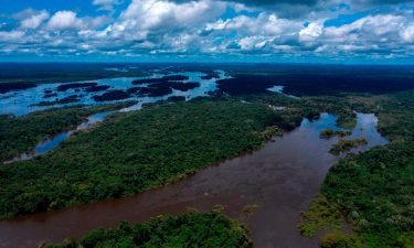 The Iriri River in the Amazonian rainforest is pictured in Brazil in 2019.