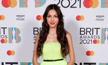 Olivia Rodrigo poses in the media room during The BRIT Awards 2021 at The O2 Arena on May 11 in London