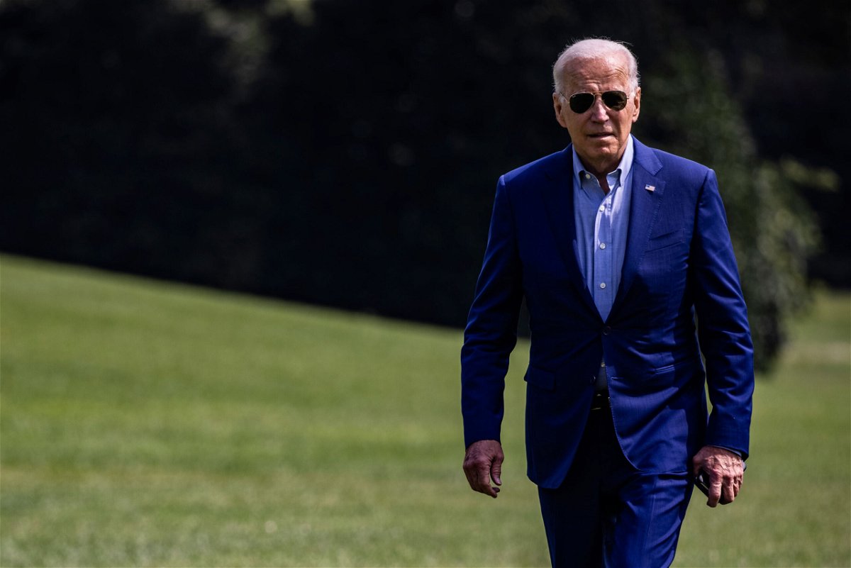 <i>Samuel Corum/Getty Images</i><br/>President Joe Biden said July 27 that requiring Covid vaccinations for all federal employees is 