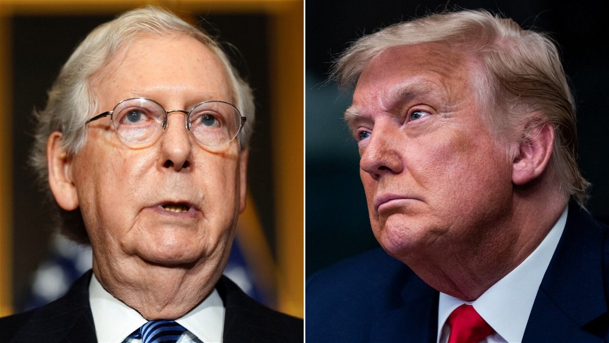 <i>Pool/Getty Images</i><br/>Former President Donald Trump took a whack at Senate GOP leader Mitch McConnell