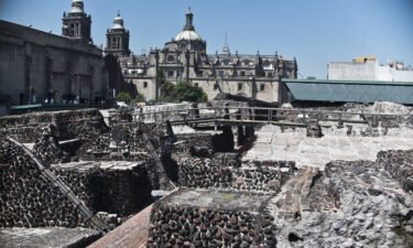 Mexico has maintained a rather liberal travel policy during the pandemic. This is a general view of the Templo Mayor archaeological area