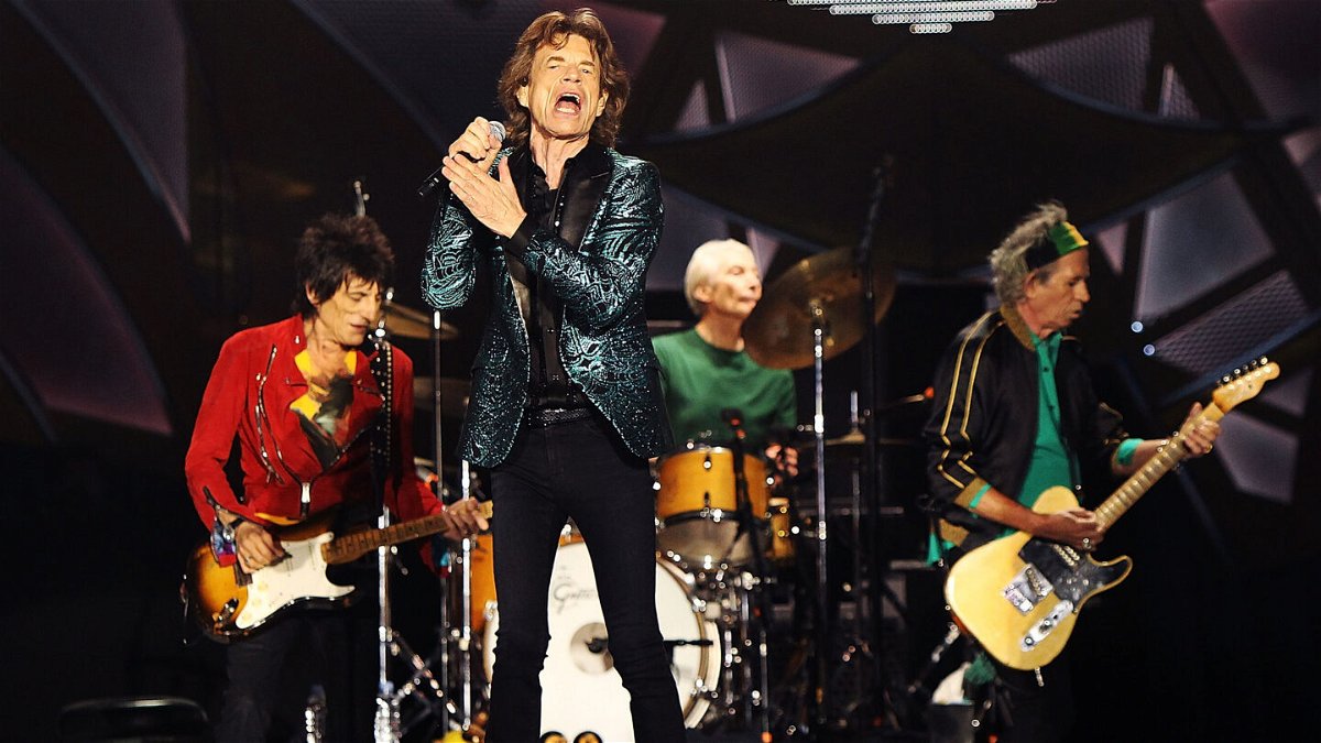<i>Morne de Klerk/Getty Images</i><br/>The Rolling Stones perform live at Adelaide Oval on October 25