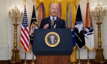 President Joe Biden speaks about the American troop withdrawal from Afghanistan
