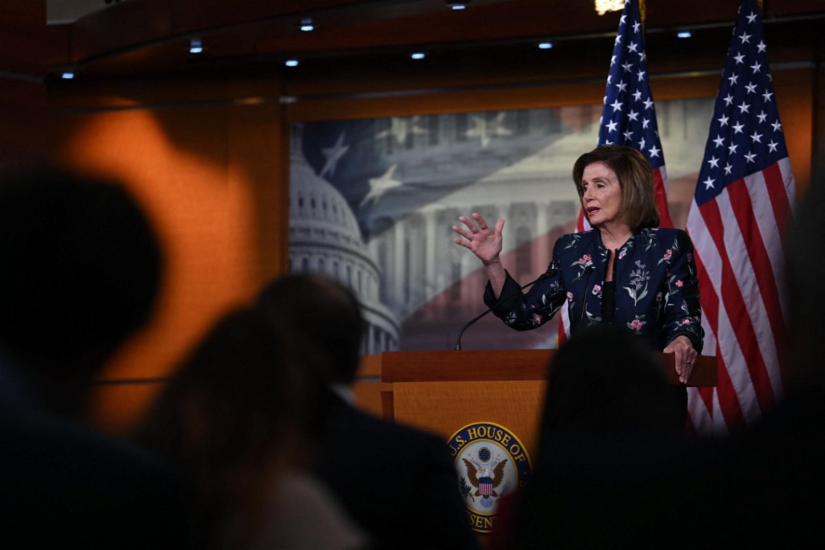 <i>BRENDAN SMIALOWSKI/AFP/AFP via Getty Images</i><br/>Capitol Hill is scrambling Friday to put together a deal to extend the eviction moratorium for renters from the Centers for Disease Control and Prevention before it expires Saturday night. US Speaker of the House