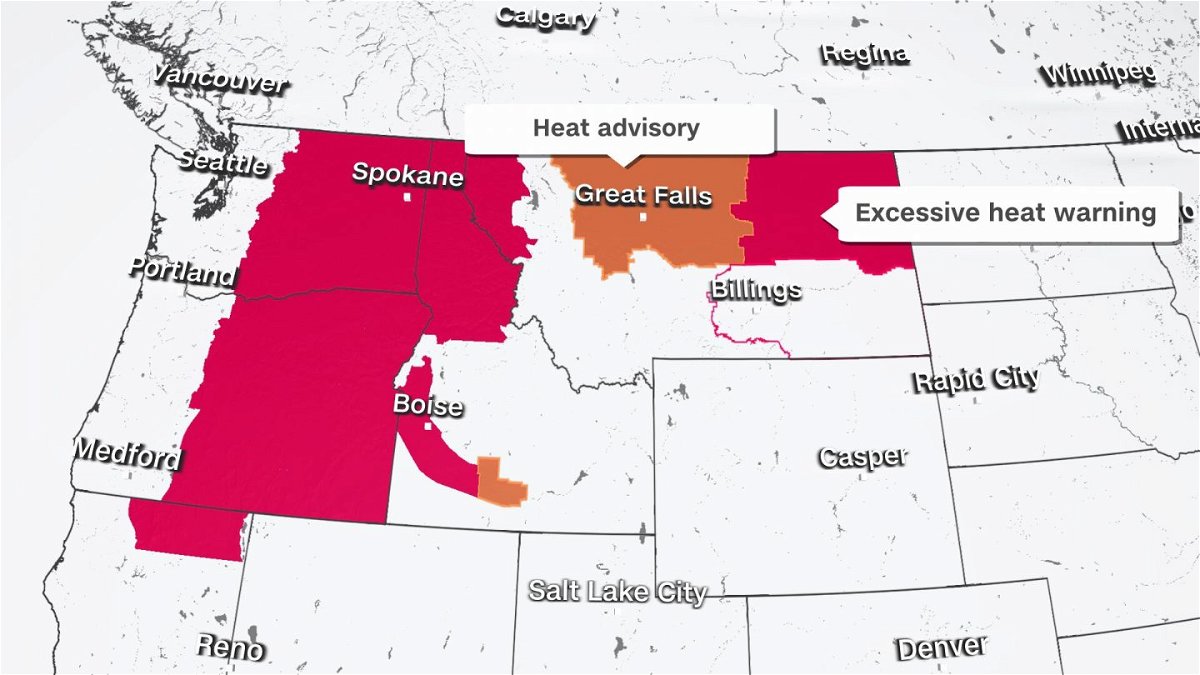 <i>CNN</i><br/>Heat alerts cover the Northwest through the holiday weekend