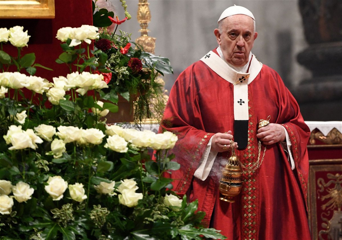 <i>Filippo Monteforte/AFP/Getty Images</i><br/>Pope Francis is gradually resuming work