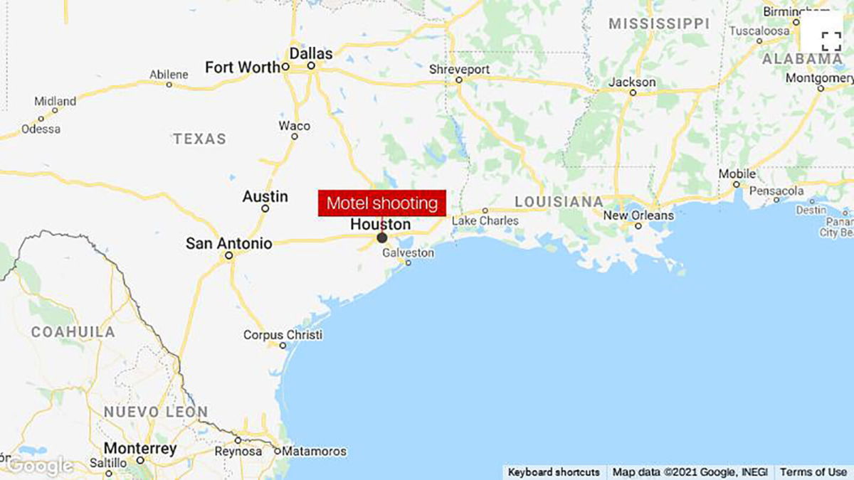 <i>Google Maps</i><br/>A shooting at a Houston motel on July 18 left two people and a suspected gunman dead and two others wounded