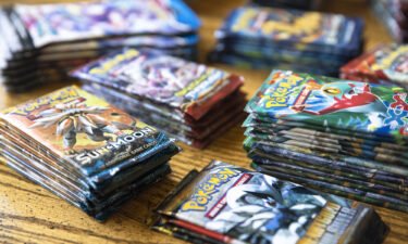 Packs of Pokemon Co. cards in Random Lake