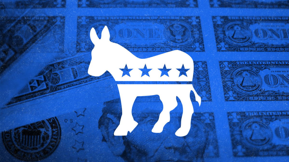 <i>CNN Illustration/Getty Images</i><br/>Democratic donors donated $289 million through the online fundraising platform ActBlue during the second quarter of this year.