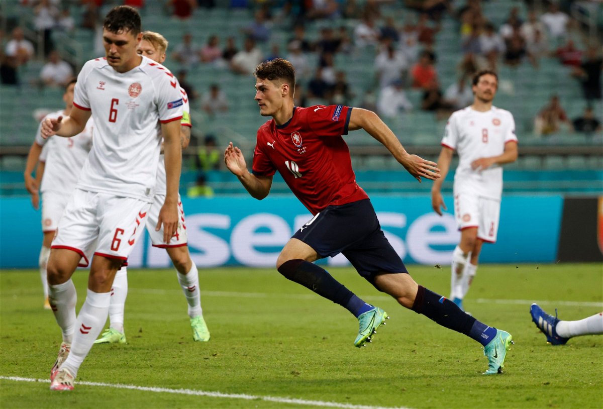 <i>Valetin Ogirenko/Pool/Getty Images</i><br/>Patrik Schick scored his fifth goal at Euro 2020 to revive the Czechs' hopes.