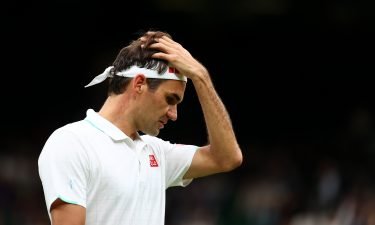 The last time Roger Federer lost in a first-round grand slam match was at Wimbledon in 2002.
