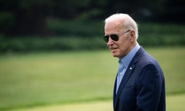 U.S. President Joe Biden walks to Marine One on the South Lawn of the White House on July 21 in Washington