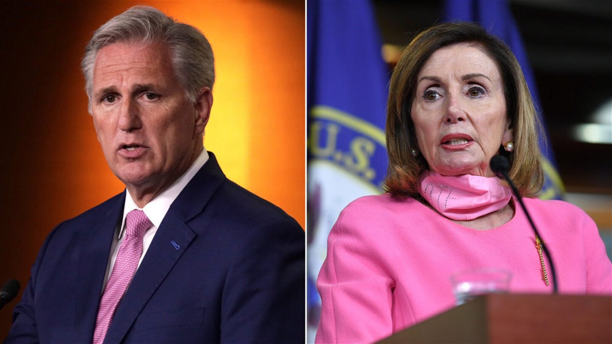 <i>Getty</i><br/>Tensions are at an all-time high between Nancy Pelosi and Kevin McCarthy