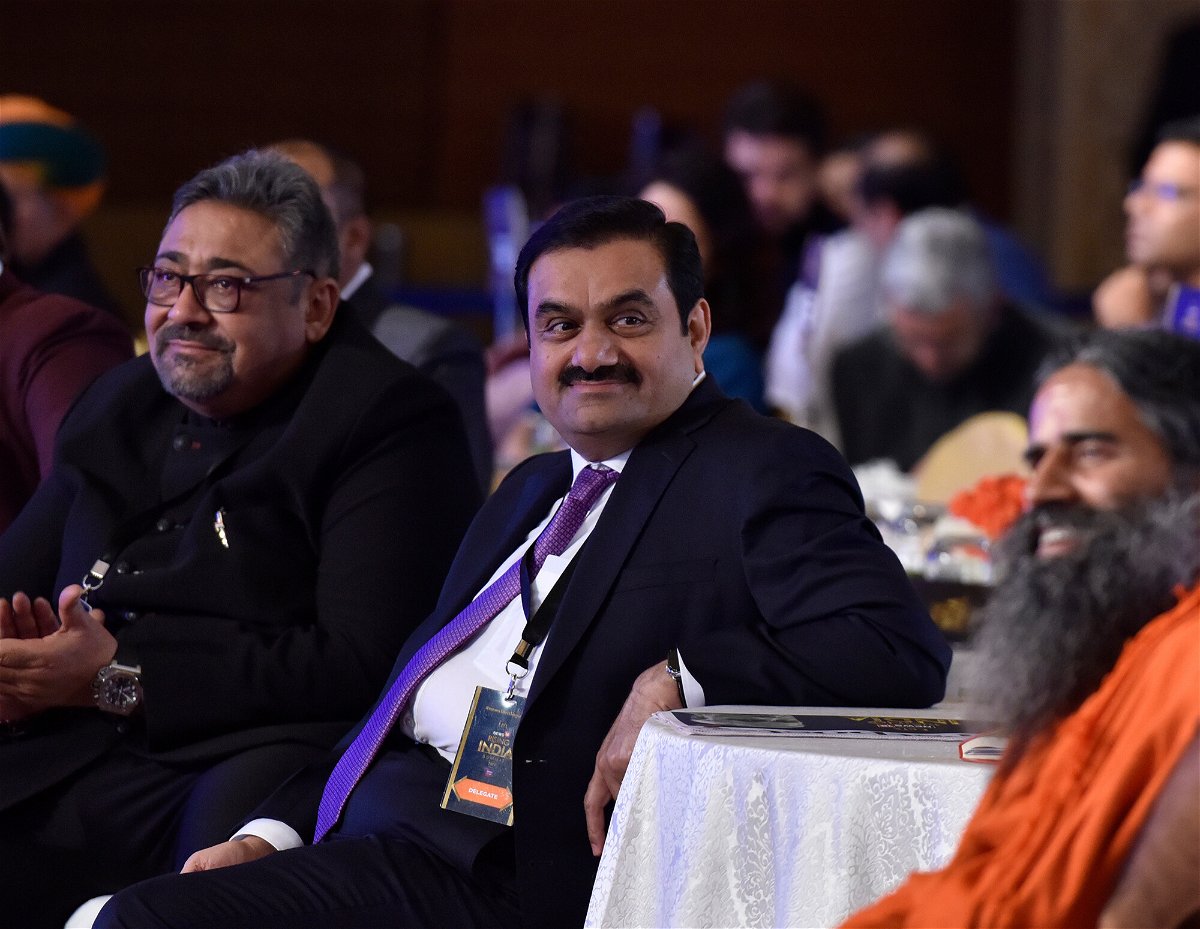 <i>Sanjeev Verma/Hindustan Times/Getty Images</i><br/>Chairman and founder of the Adani Group Gautam Adani seen during the News18 Rising India Summit on February 25