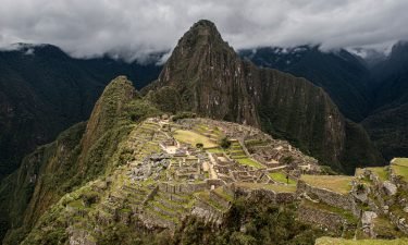 View of the archaeological site of Machu Picchu