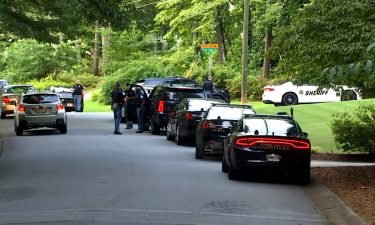 Cobb County police converged on the Pinetree Country Club in Kennesaw