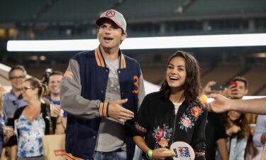 Ashton Kutcher and wife Mila Kunis attend Clayton Kershaw's 6th Annual Ping Pong 4 Purpose in Los Angeles on August 23