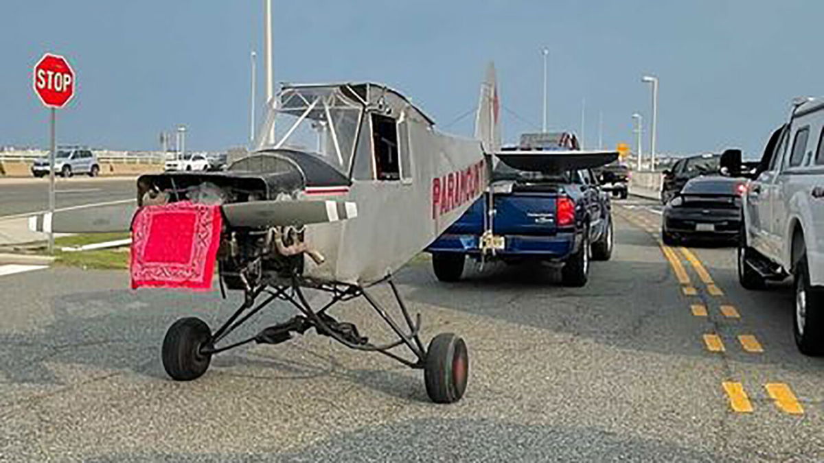 <i>Kr4shorerealestate/Instagram</i><br/>The Ocean City Police Department and the FAA arrived to the scene to inspect the aircraft shortly after its landing. Both the FAA and the National Safety Transportation Board will investigate the incident