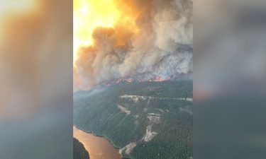 The Sparks Lake Wildfire is one of several fires burning across British Columbia