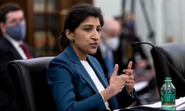 FTC Commissioner nominee Lina M. Khan testifies during a Senate Commerce